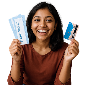 Zero convenience fee on flights